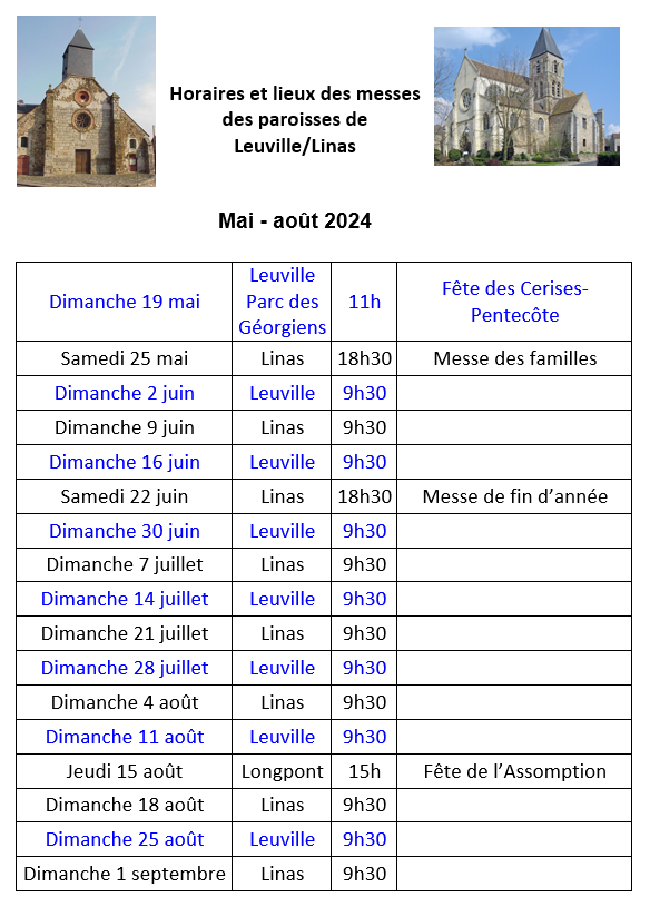 horaires linas leuville