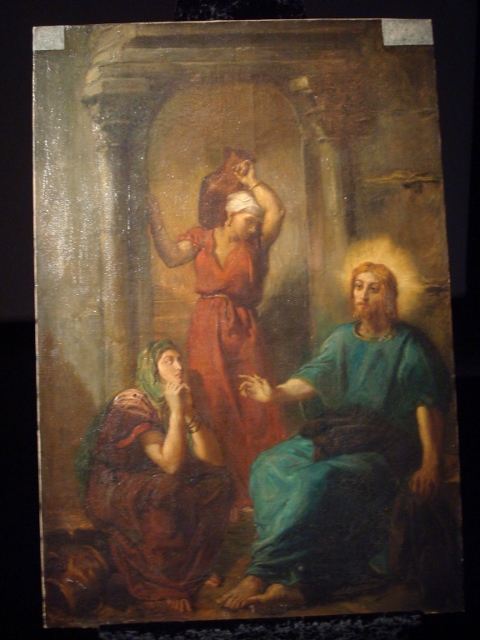 2019 10 17 jesus chez marthe et marie de theodore chasseriau par claude jamet