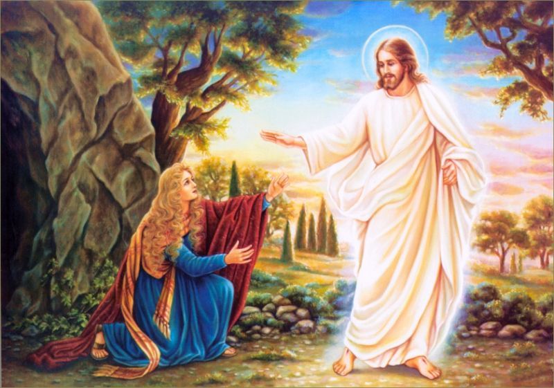 Marie Madeleine et Jésus Pâques